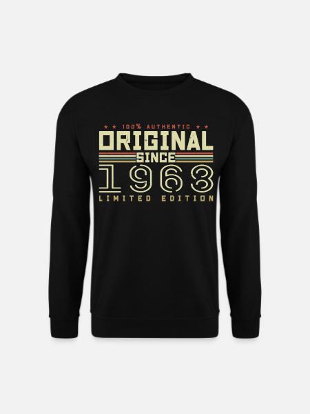 Original 1968 Cadeau Anniversaire 1968 Rétro 1968 - Sweat-shirt Unisexe - noir