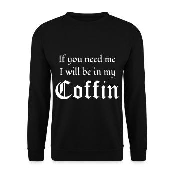 Gothic Lover, If You Need Me, Become - Unisex Sweatshirt - black - Front - Alina (178cm) & Michal (187cm)