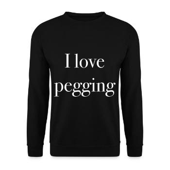 pegging - Sweat-shirt Unisexe - noir - Devant - Alina (178cm) & Michal (187cm)
