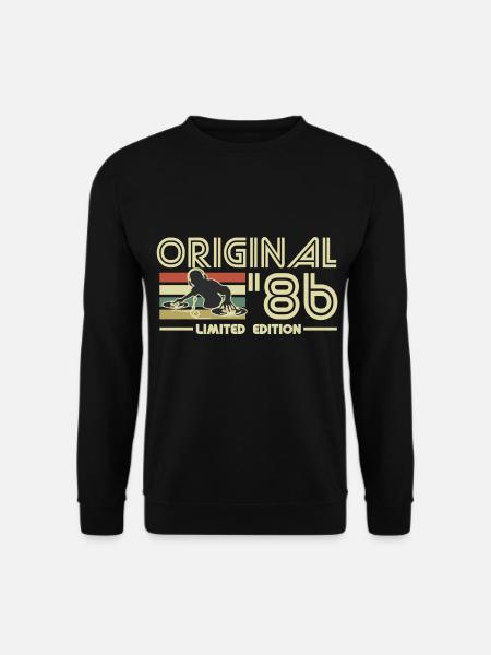 1986 - Sweat-shirt Unisexe - noir