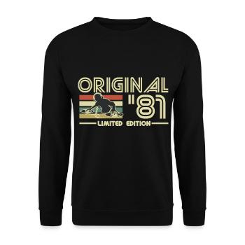 1981 - Unisex Sweatshirt - black - Front - Alina (178cm) & Michal (187cm)