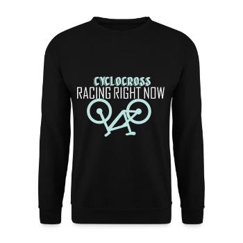Mountain Bike Packing Adventure Cyclocross Race i - Sweat-shirt Unisexe - noir - Devant - Alina (178cm) & Michal (187cm)