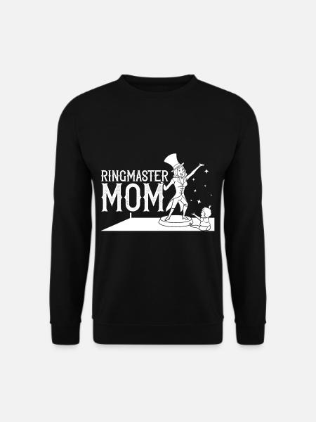 Zirkus Geburtstag party Mama Thema Ringmaster - Unisex Pullover - Schwarz