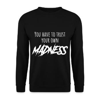 Gothic lovers, you have to give your own - Unisex Sweatshirt - black - Front - Alina (178cm) & Michal (187cm)