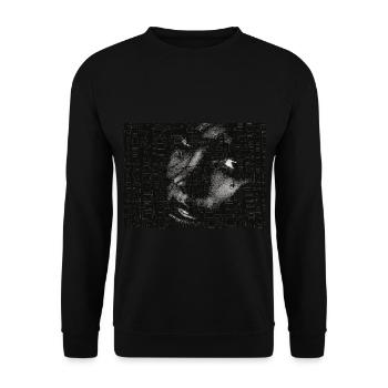 The tear - Unisex Sweatshirt - black - Front - Alina (178cm) & Michal (187cm)