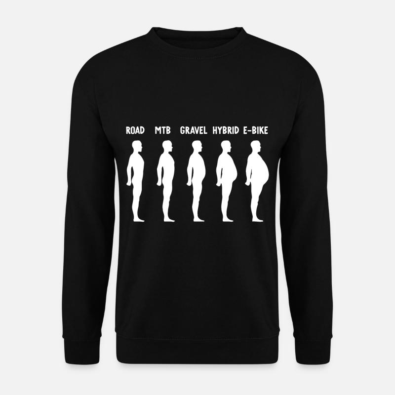 Evolution E-Biker - Unisex Sweatshirt - black