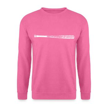 Baseballschläger "Lucille" - Unisex Pullover - Pink - Vorne