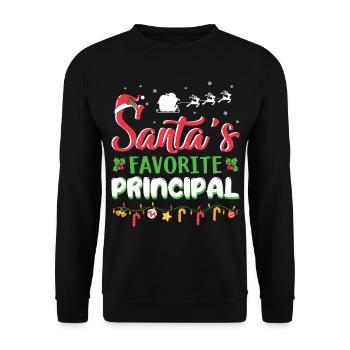 Cadeaux de Noël Noël - Sweat-shirt Unisexe - noir - Devant - Alina (178cm) & Michal (187cm)