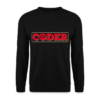 Programmer Computer Scientist - Unisex Sweatshirt - black - Front - Alina (178cm) & Michal (187cm)