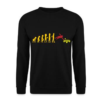 Spikeball - Evolution of Roundnet| Colors changeable - Unisex Sweatshirt - black - Front - Alina (178cm) & Michal (187cm)