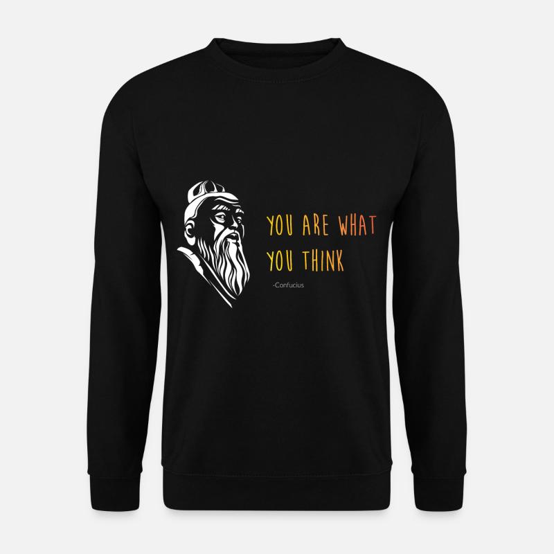 Confucianism Confucius Proverbs - Unisex Sweatshirt - black