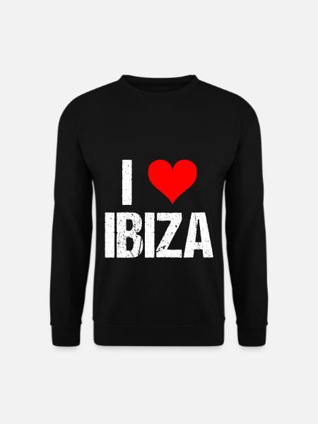 I love IBIZA gift - Unisex Sweatshirt - black