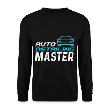 Auto-Detailing moteurs Maître Auto-Poliere mobile - Sweat-shirt Unisexe - noir - Devant - Alina (178cm) & Michal (187cm)