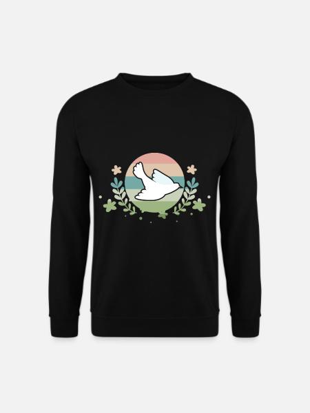 Peaceful Dove - Unisex Pullover - Schwarz