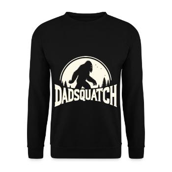 Dadsquatch Bigfoot Papa Papa Cadeau - Sweat-shirt Unisexe - noir - Devant - Alina (178cm) & Michal (187cm)