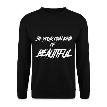 Goth Sei Deine Eigene Art Von Schön - Unisex Pullover - Schwarz - Vorne - Alina (178cm) & Michal (187cm)