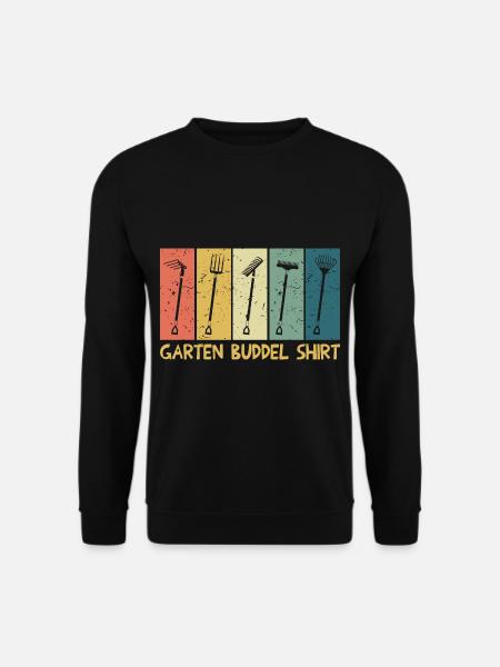 Garten Buddel Gärtner - Unisex Pullover - Schwarz