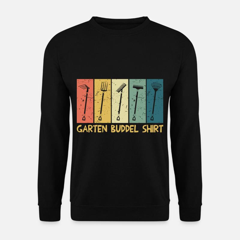 Garten Buddel Gärtner - Unisex Pullover - Schwarz
