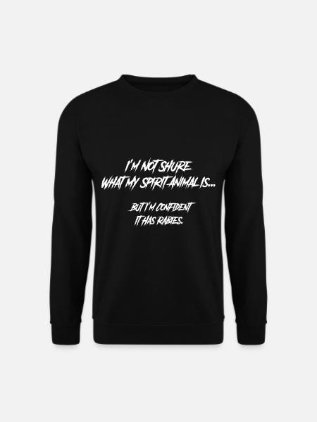 Gothic-Liebhaber, Ich Bin Mir Nicht Sicher, Was - Unisex Pullover - Schwarz