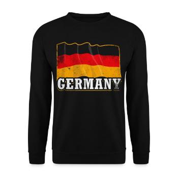 Allemagne - Sweat-shirt Unisexe - noir - Devant - Alina (178cm) & Michal (187cm)