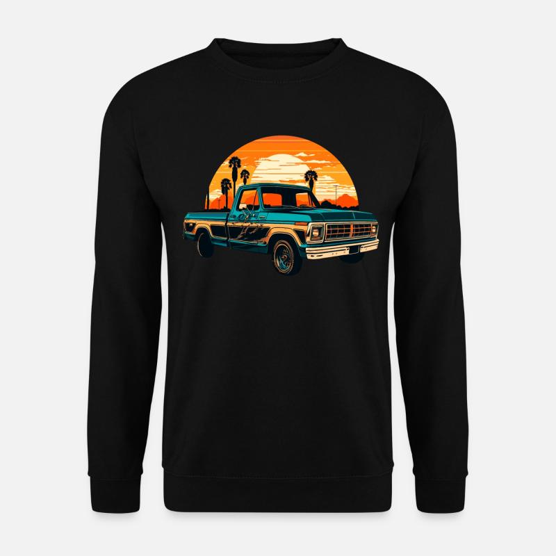 Pickup Oldtimer - Unisex Pullover - Schwarz