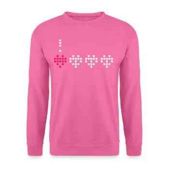 Cœur vivant. - Sweat-shirt Unisexe - rose - Devant