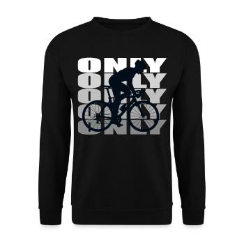 Bike - Unisex Pullover - Schwarz - Vorne - Alina (178cm) & Michal (187cm)