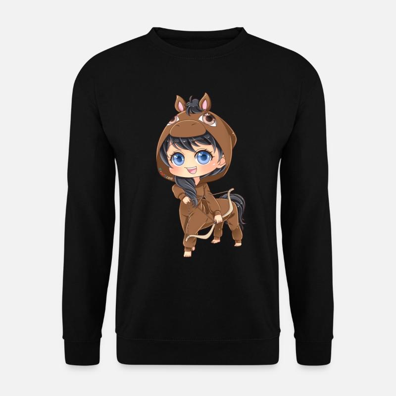 MOSBIES Schützen Horoskop Sternzeichen Geschenk - Unisex Pullover - Schwarz