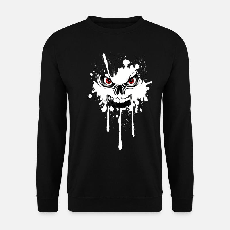 Skull splash - Sweat-shirt Unisexe - noir