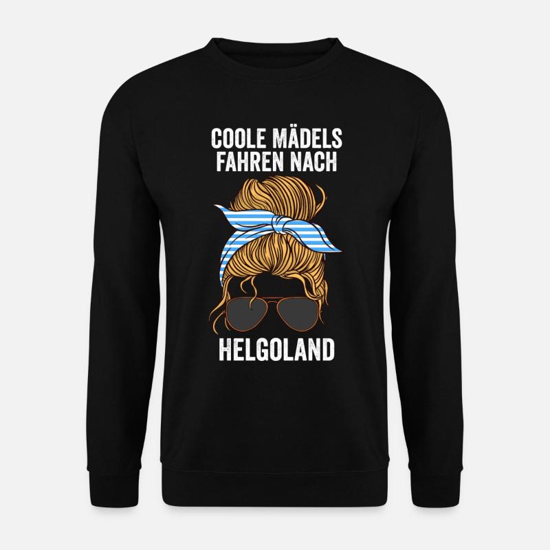 Nordsee Helgoland - Unisex Pullover - Schwarz