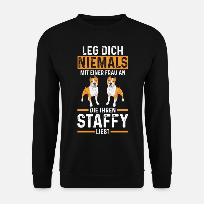 Dog Staffy - Unisex Sweatshirt - black