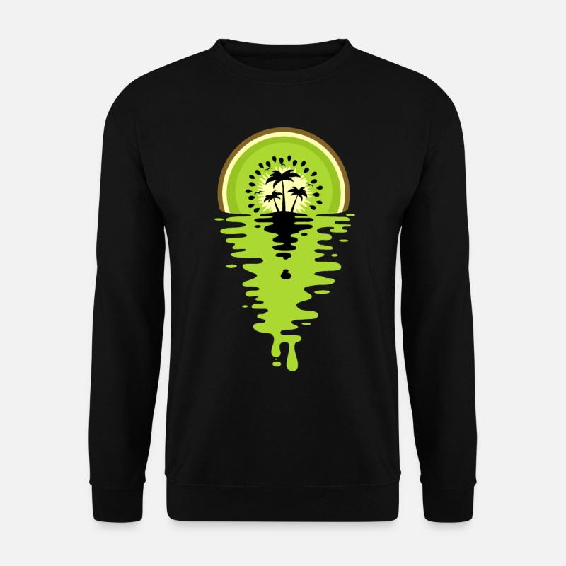 Sunset Kiwi Saft - Unisex Pullover - Schwarz