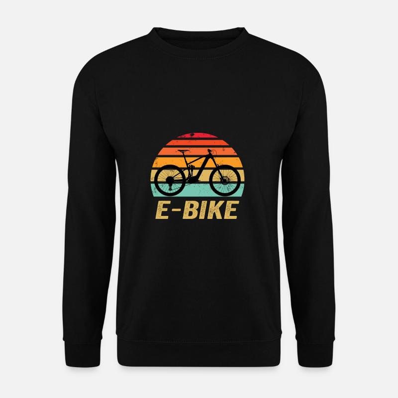 E-Bike VTT E-VTT - Sweat-shirt Unisexe - noir