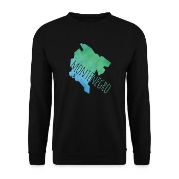 montenegro - Unisex Pullover - Schwarz - Vorne - Alina (178cm) & Michal (187cm)