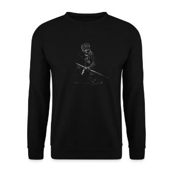 kendo - Unisex Sweatshirt - black - Front - Alina (178cm) & Michal (187cm)