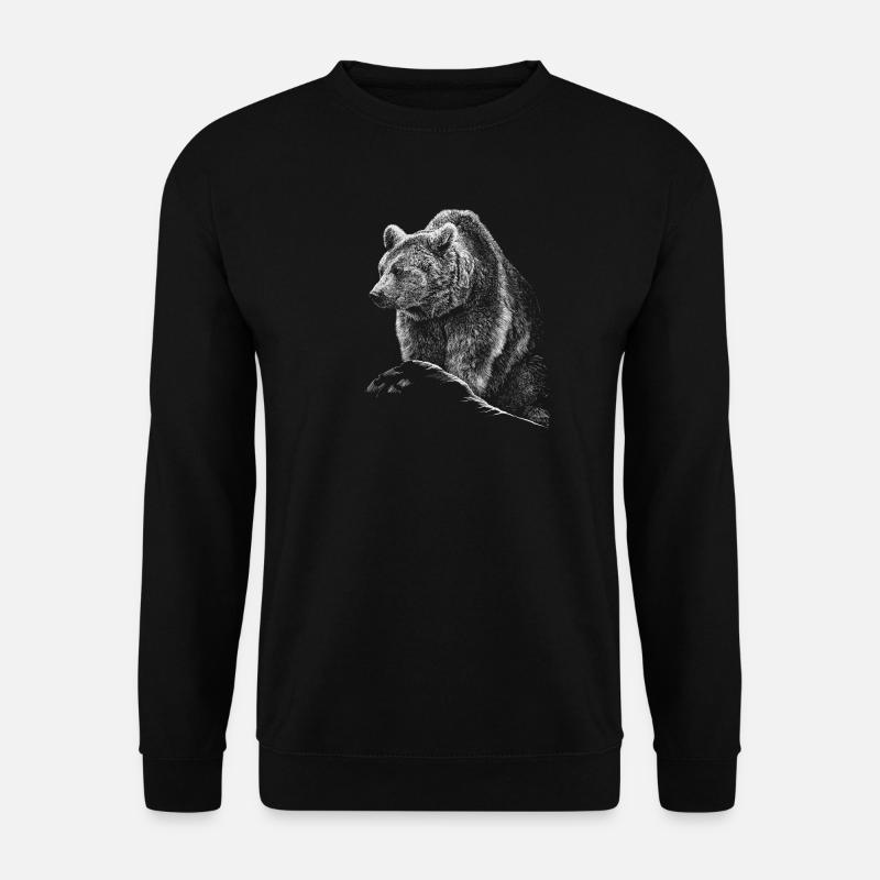 Bär - Unisex Pullover - Schwarz