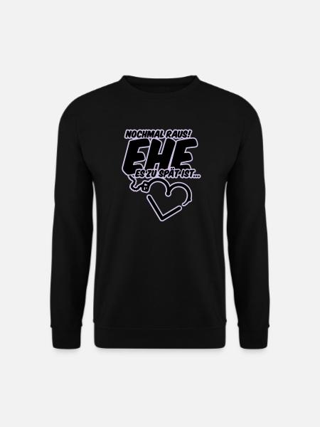polterabend hochzeit junggesellenabschied - Unisex Pullover - Schwarz
