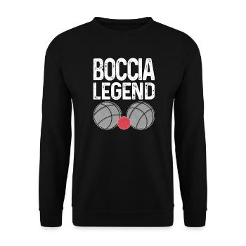 Joueur de boccia Boccia Legend Balls Boccia - Sweat-shirt Unisexe - noir - Devant - Alina (178cm) & Michal (187cm)