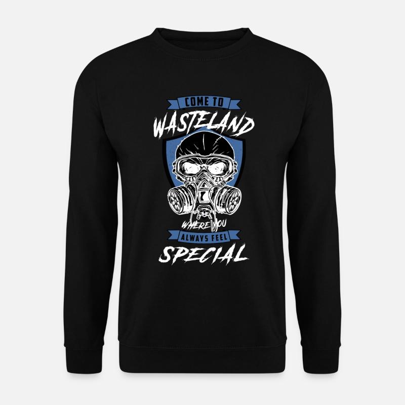 Skull Wasteland - Unisex Sweatshirt - black