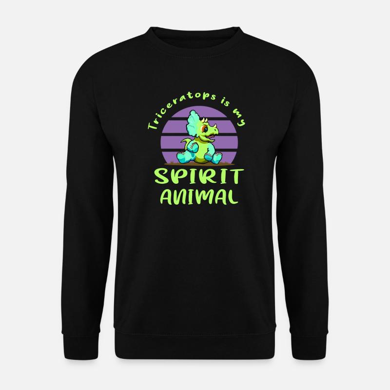 Triceratops - Unisex Pullover - Schwarz