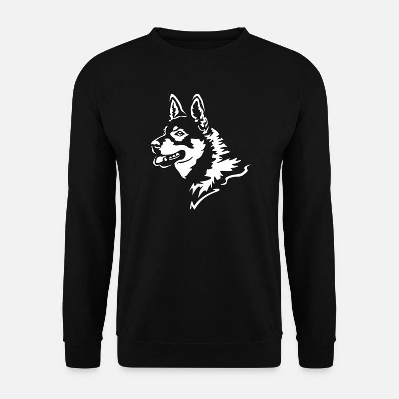 Jämthund Kopf "Black Edition" - Unisex Pullover - Schwarz