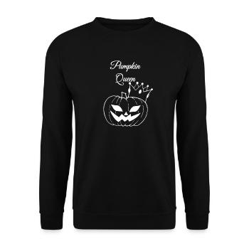 Reine de la citrouille - Sweat-shirt Unisexe - noir - Devant - Alina (178cm) & Michal (187cm)