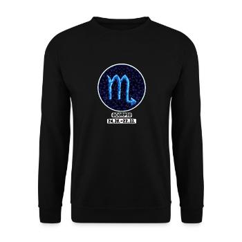 Scorpio 24.10.-22.11 - Unisex Sweatshirt - black - Front - Alina (178cm) & Michal (187cm)