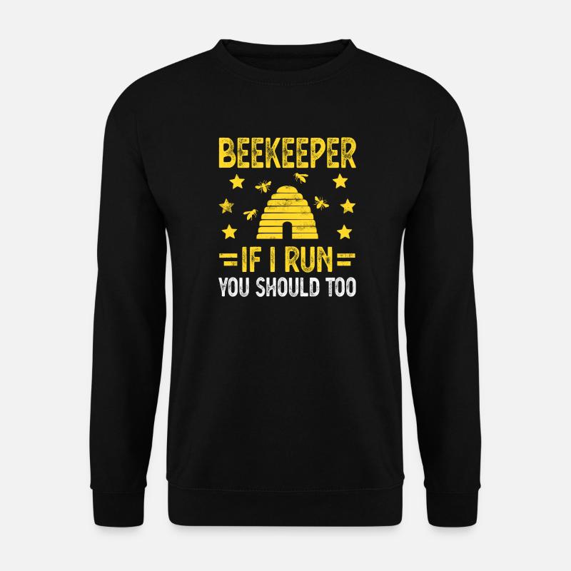 Imker Imkerin Bienen - Unisex Pullover - Schwarz