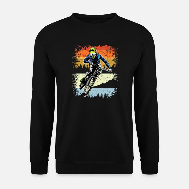 Sunset Trail VTT Rider - Sweat-shirt Unisexe - noir