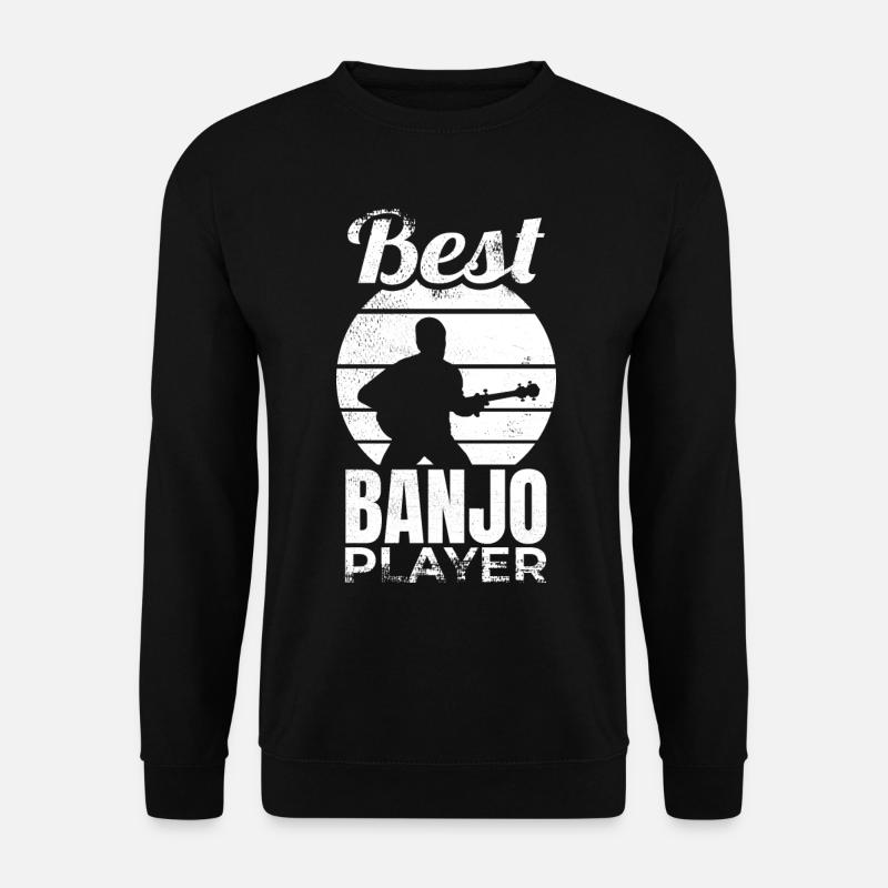 Banjospieler - Unisex Pullover - Schwarz