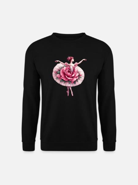 Ballet dancer with tutu - Unisex Sweatshirt - black