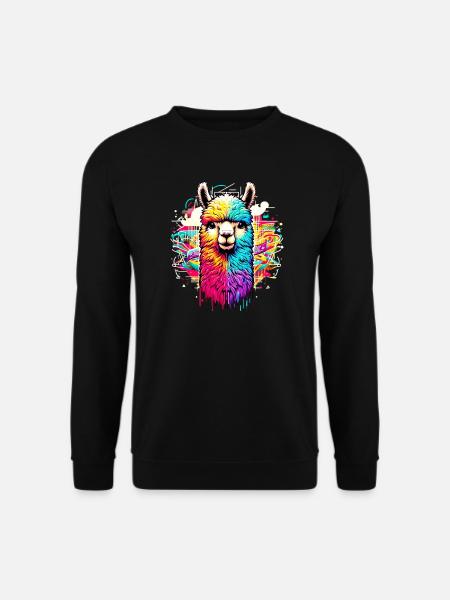 Alpaca - Unisex Sweatshirt - black