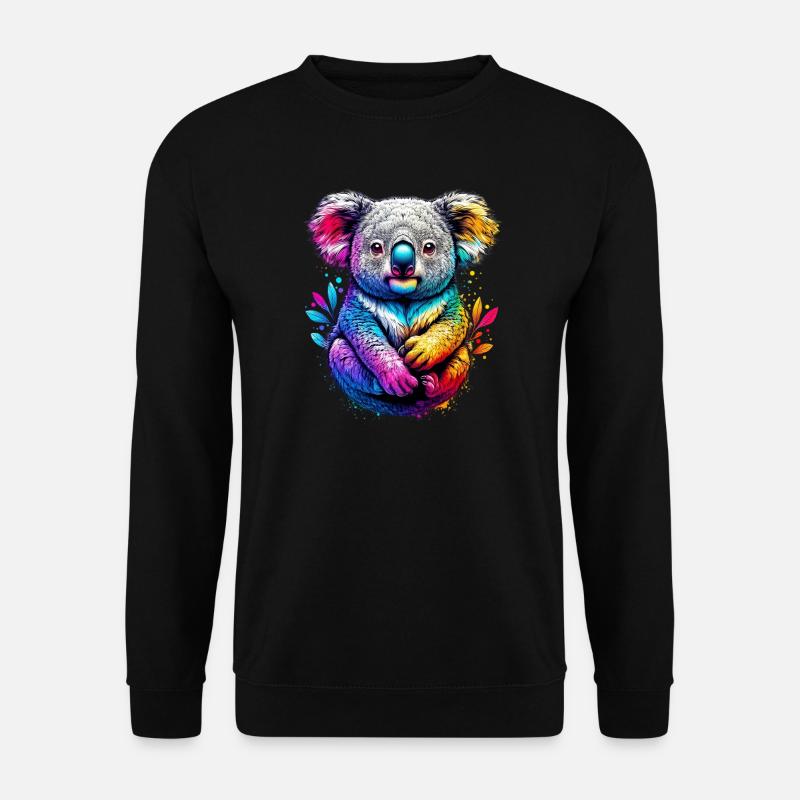 Koala - Unisex Pullover - Schwarz