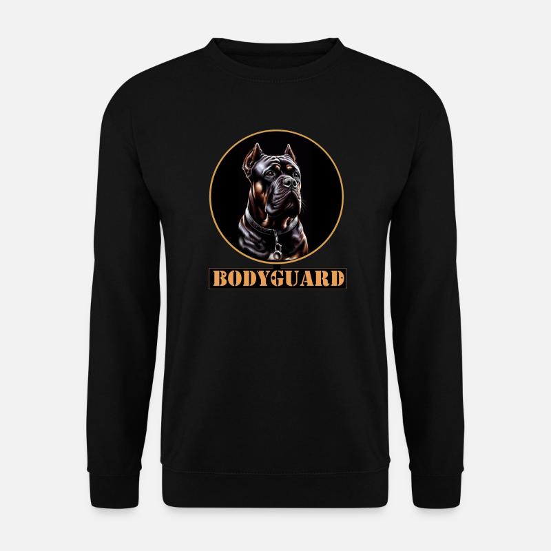 Bodyguard Cane Corso Portrait - Unisex Pullover - Schwarz
